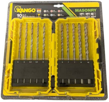 KANGO Bohrer-Set - 10-teilig - KMDMIX10