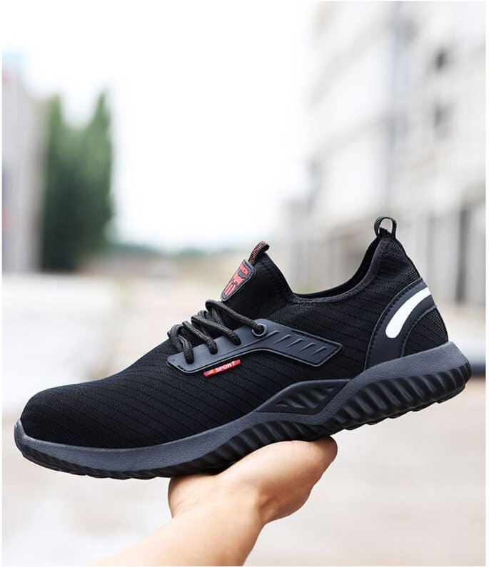 Sicherheitsschuhe mit Stahlkappe für Damen und Herren, leichte Arbeitsschuhe, rutschfeste Sneaker, wasserdichte Sicherhe...