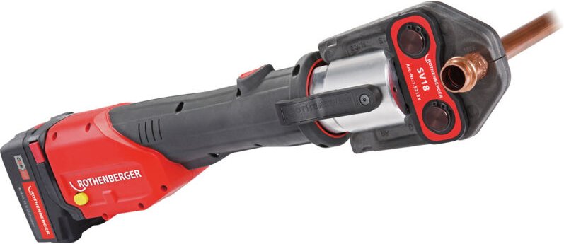 Rothenberger - Pressmaschine romax 4000 Basic Set 1x2Ah, 1x4Ah, eu