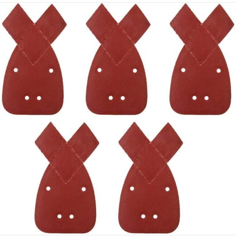 50 Blatt Schleifpapier für Exzenterschleifer, Körnungen 40/60/80/120/240, für Black & Decker Detail-Exzenterschleifer