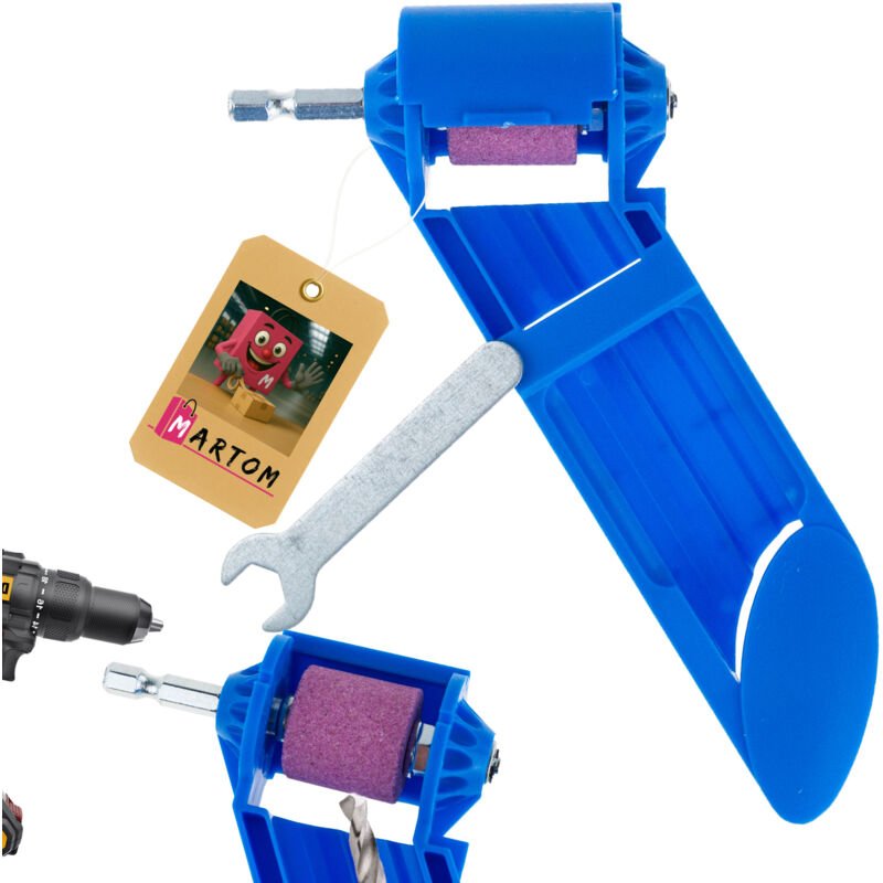 TG80297 Bohrerschärfer zum Schärfen von Bohrern 2-12,5 mm, blau