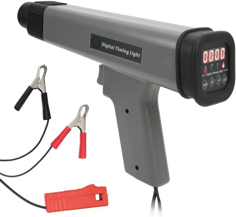 Digitale Zündzeitpunktlampe, 12-V-Induktionsblitzlampe, Zündzeitpunktlampe für Auto, Motorrad, Boot