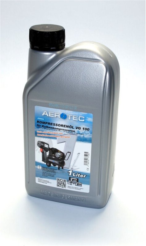Kompressor Öl vg 100 für Kolbenkompressoren 1 Liter - Aerotec