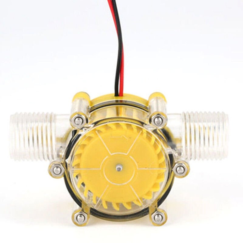 DC 5V 12V 80V Mikro-Wasserkraftgenerator Wasserhahnpumpe Licht DIY Wasserdurchfluss Edelstahl Hydraulische Mini-Turbine ...