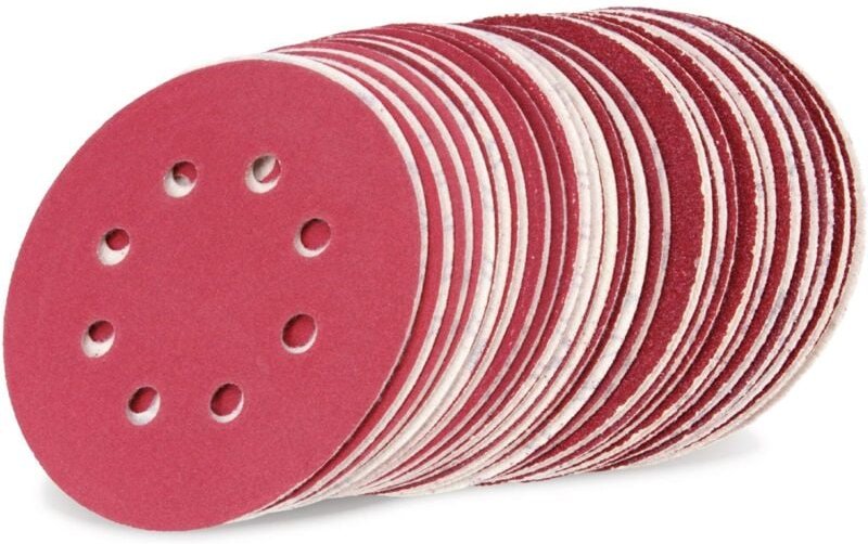 TOOLTECH Schleifscheiben-Set, Ø 125 mm, 50 Stück