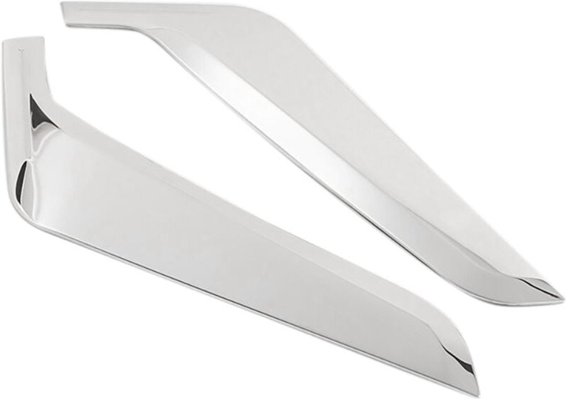 Tlily - 1 Paar Chrom Edelstahl AutoseitenkotflüGelverkleidungszubehöR FüR 5 Series F10 520Li 525Li 530 535Li 2011-2017