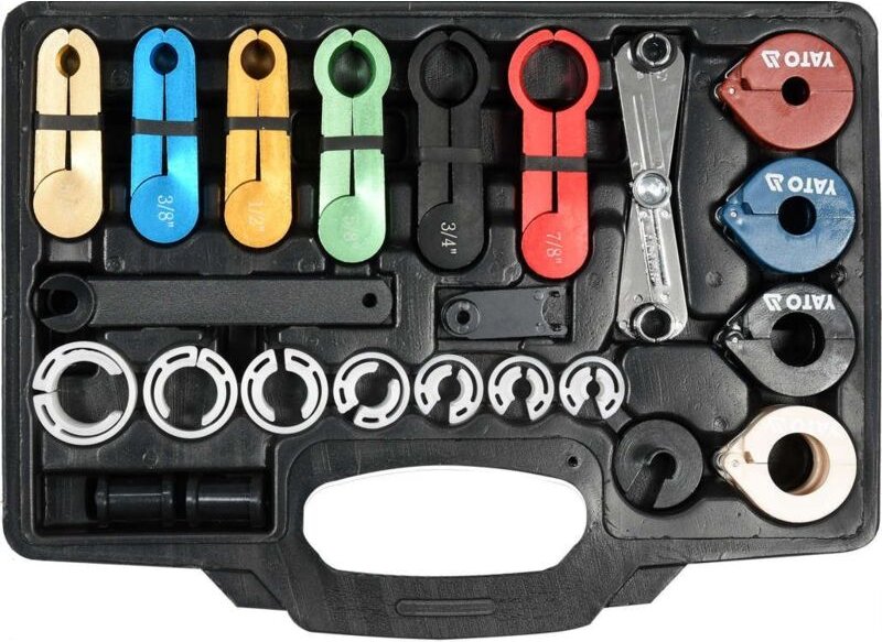 Universelles Trenn- und Blockierset für Kraftstoff- und Klimaleitungen, 23-teilig