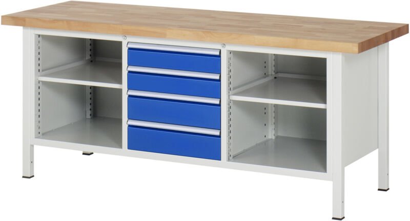 Thumbnail - Werkbank Modell 8566, b 2000 x t 700 x h 840mm - RAU