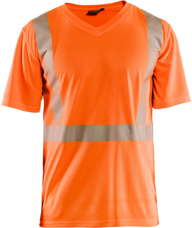 Arbeits-T-Shirt mit UV-Schutz, Hochsichtbarkeit 3386 - Neonorange XXXL
