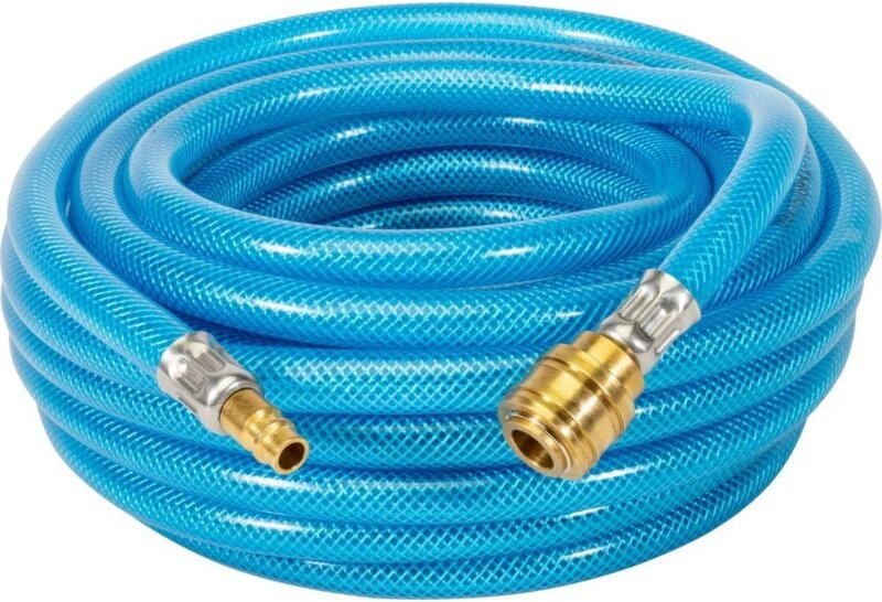 Güde - Druckluft-Schlauch 5 m - 6 mm Druckluft Gewebeschlauch Kompressorschlauch