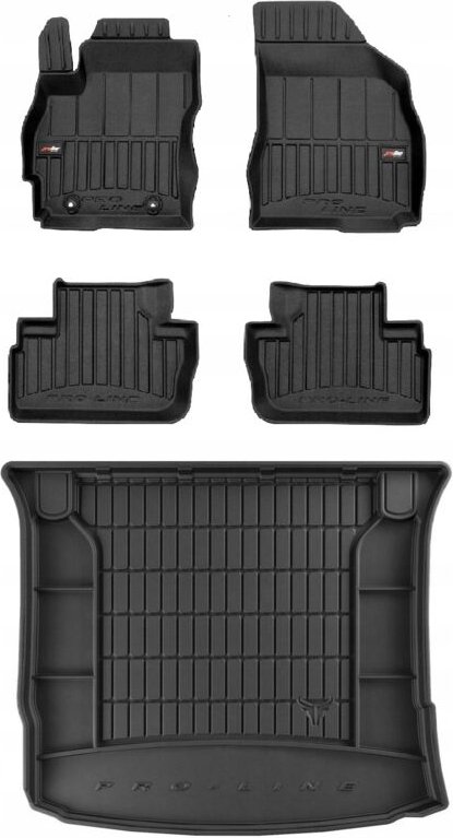 3D SET Fußmatten und Kofferraummatte Mazda 5 2 2010-2017