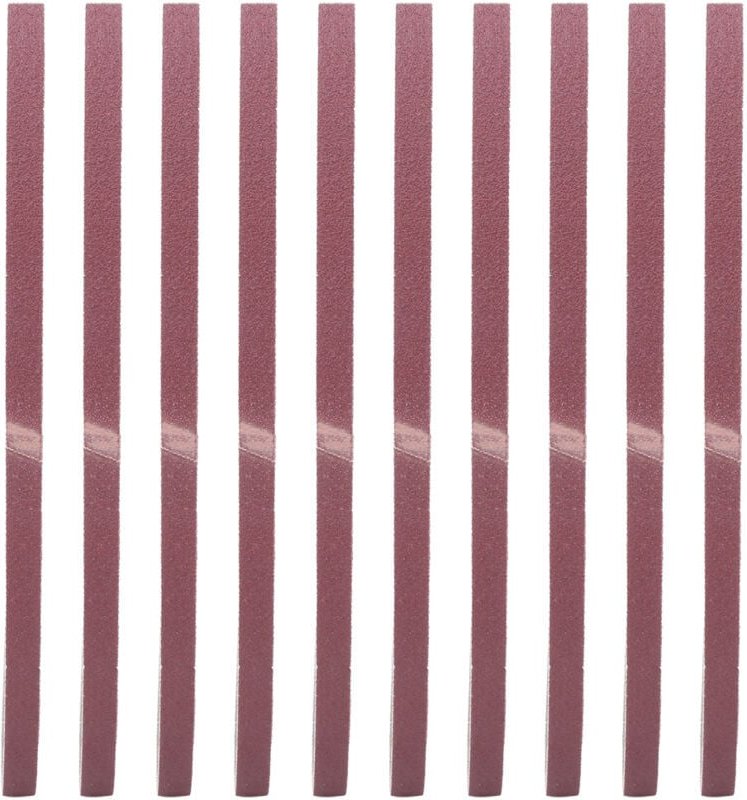 533 x 9 mm Schleifband, 10 Stück Aluminiumoxid-Schleifbänder, für Punktschweißteile, Möbelschleifmaschinen und Metallbea...