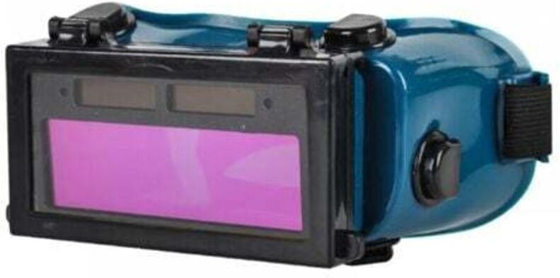 LCD-Schweißerschutzbrille mit Solarbatterie, automatischer Abdunkelung/Abtönung, Schutzbrille für Schweißarbeiten mit Ko...