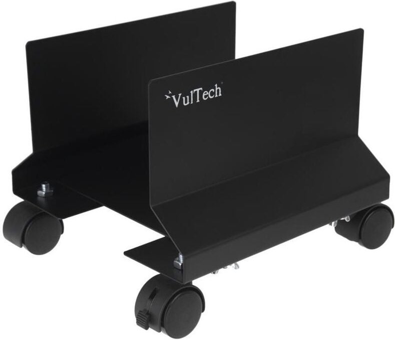 Vultech CP-01 PC-Halterung Cart CPU-Halterung Schwarz