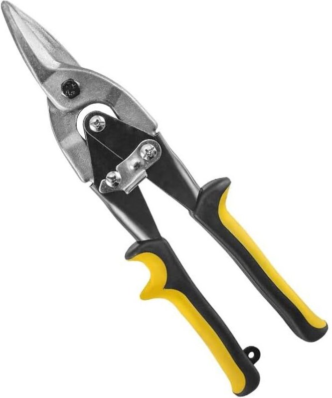 Tigrezy - 10 Zoll Luftfahrt-Blechschere, Hochleistungs-Metallschere aus Chrom-Vanadium-Stahl zum Schneiden von Blech, CR...