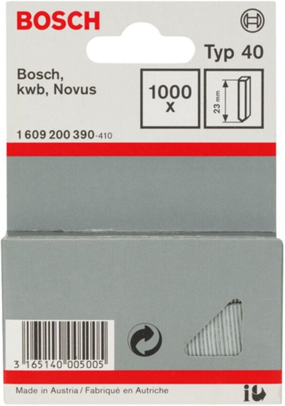 Stift Typ 40 23 mm 1000 Stk - Bosch