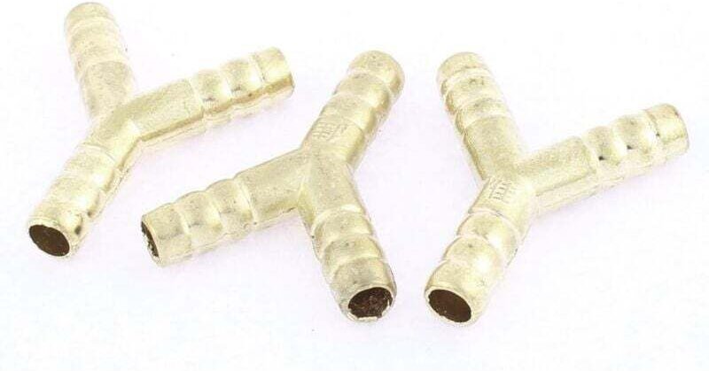 Y-förmiger 3-Wege-Schlauchanschluss, flexibler Schlauchtülle, Durchmesser 10 mm, 3 Stück, 499L902