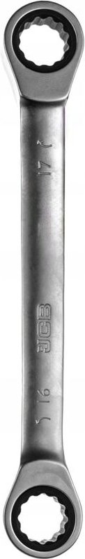 Doppel Maulschlüssel JCB metallisch 16x17 mm Stahl