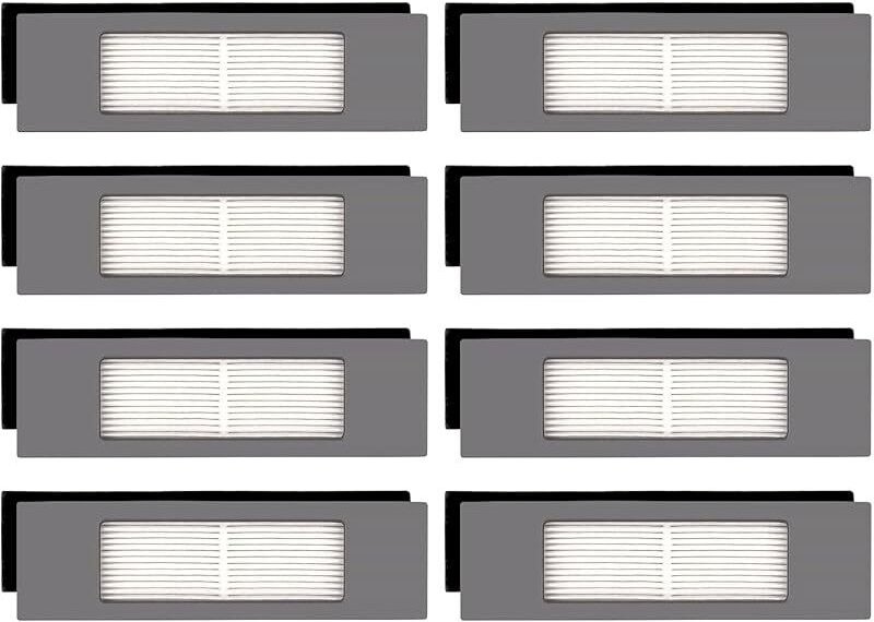 VORNE (8 Stück) N10 HEPA-Filter für Ecovacs DEEBOT OZMO N10 N10 Plus 920 950 T8 AIVI Max T9 T5 N5 N7 N8+ N8 Pro Plus Sau...