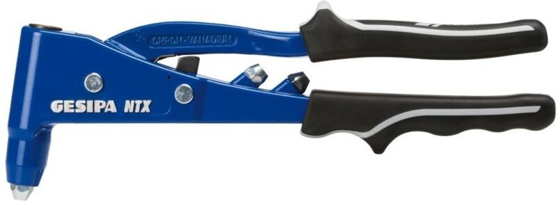Handblindnietsetzgerät ntx Länge 260 mm Arbeitsbereich 2,4 - 5 mm ohne Öffnungsfeder - Gesipa