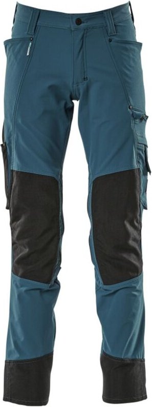 Mascot Bundhose ADVANCED wasserabweisend mit Knietaschen 17179, Gr. 47K dunkelpetroleum