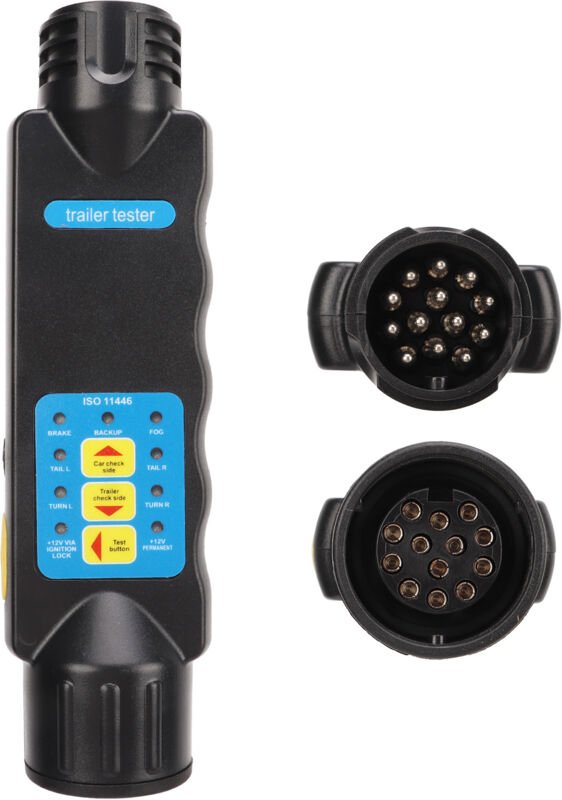 12V Anhängerstecker, 13-poliger Tester für Anhängerkupplungsbeleuchtung, Kfz-Anhängerkupplungs-Verkabelungstest, Diagnos...