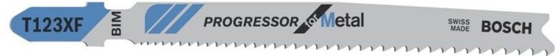 Stichsägeblatt t 123 xf Progressor for Metal, 25er-Pack - Bosch
