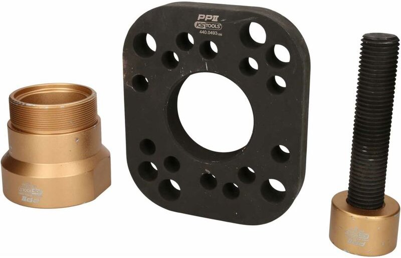 KS Tools Abzieher-Satz für Nabe ohne Radbolzenkranz, 3-tlg., empfohlene Hydraulikzylinder 32 t