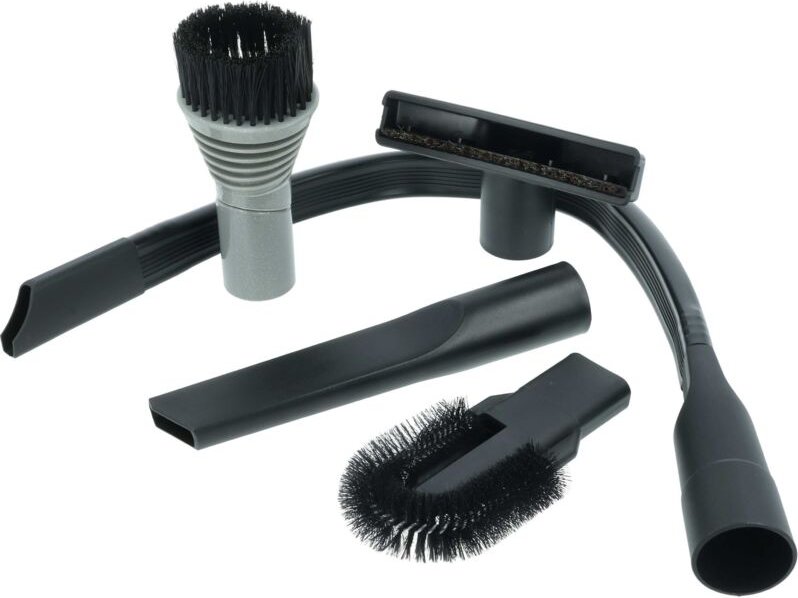 vhbw 5-tlg. Düsen-Set kompatibel mit Kärcher T 12/1, T12/1 ecoeffiency, T 12/1 Adv Staubsauger - 32 mm Schwarz Grau