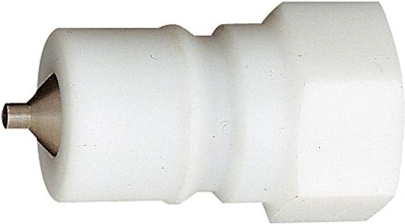 Verschlussnippel beidseitig absperrend, pom, g 3/4 ig, nw 13 - Riegler