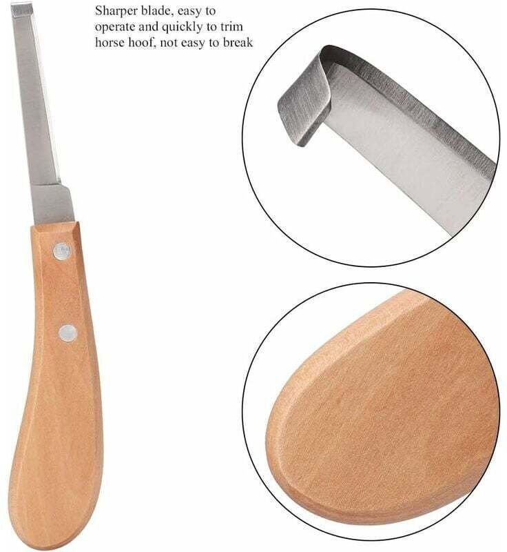 Robustes Hufmesser für Rinder, Hufschneider mit gerader Klinge, einfach zu bedienender Hufschneider für Schafe und Pferd...