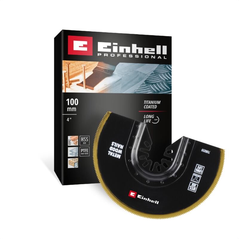Einhell - 708059 Sägeblatt halbr. bim-ti 100mm Bimetall Tauchsägeblatt 100 mm 1 St.