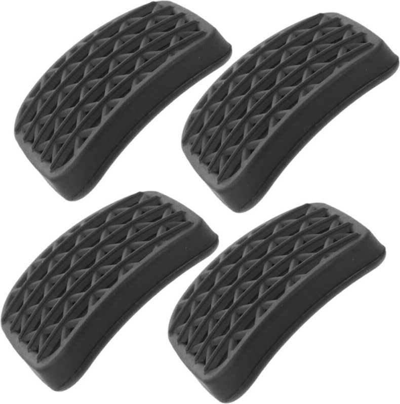 4-teiliges Set rutschfester Gummipedalüberzüge für Bremse und Kupplung, Pedalschutz für Autos, einfach zu montieren und ...