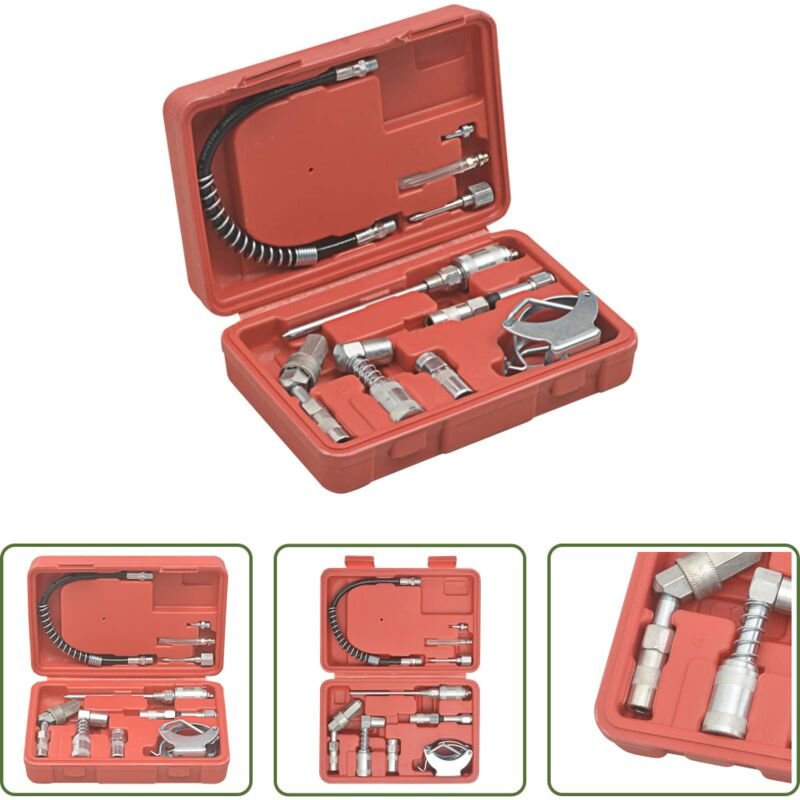 Fettpressen-Zubehör - 11-tlg. Fettpressen-Zubehör-Set