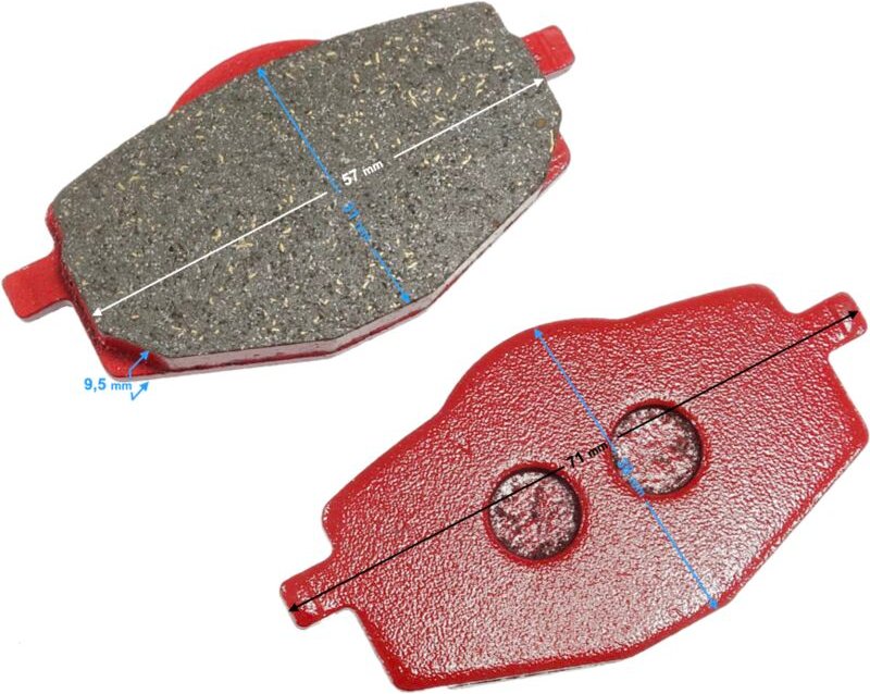 Bremsbeläge (Ersatz EBCFA101)