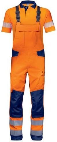 uvex Latzhose Construction orange, warnorange Gr. 52