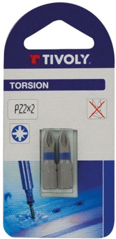 Torsionsende Pz 3 L25 Blister à 2 - Tivoly