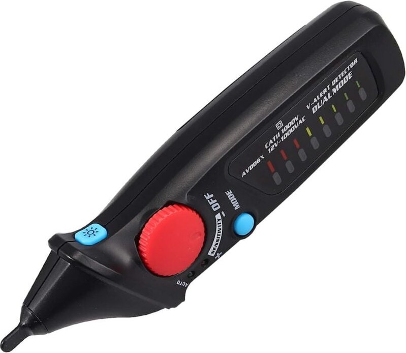 Berührungsloser Spannungsprüfer, elektrischer Spannungsdetektor, ac 12 V–1000 V/48 V–1000 v, automatisch/manuell, Dual-M...