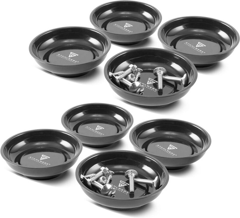 STAHLWERK Magnetschale Zoll aus Kunststoff mit starkem Magnet 8 Stück