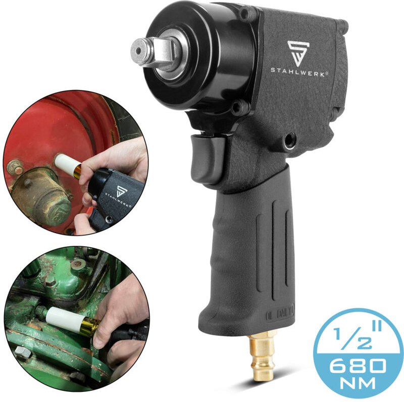 STAHLWERK Druckluft-Schlagschrauber DSS-680 ST mit 680 Nm, ½" 10.000 U/min