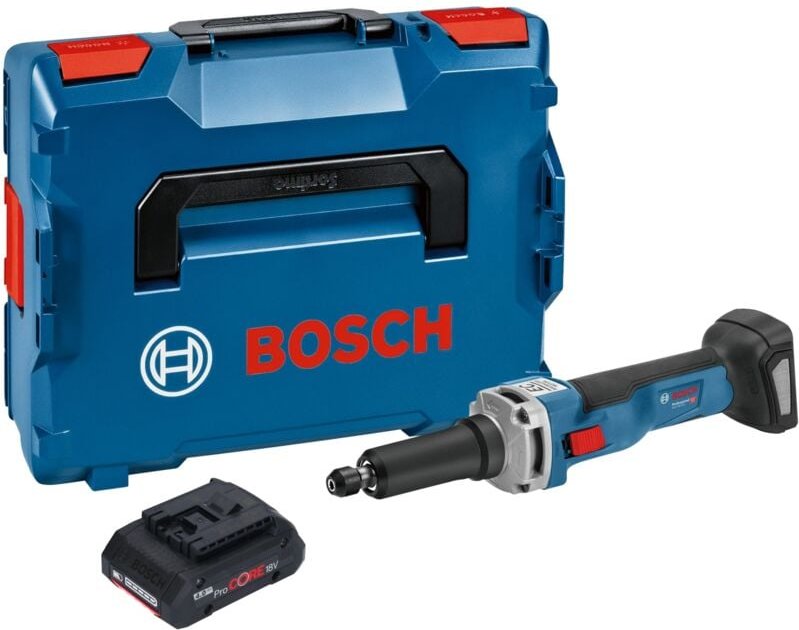 Bosch GGS 18V-23 LC Professional Akku Geradschleifer 18 V Brushless + 1x ProCORE Akku 4,0 Ah + L-Boxx - ohne Ladegerät