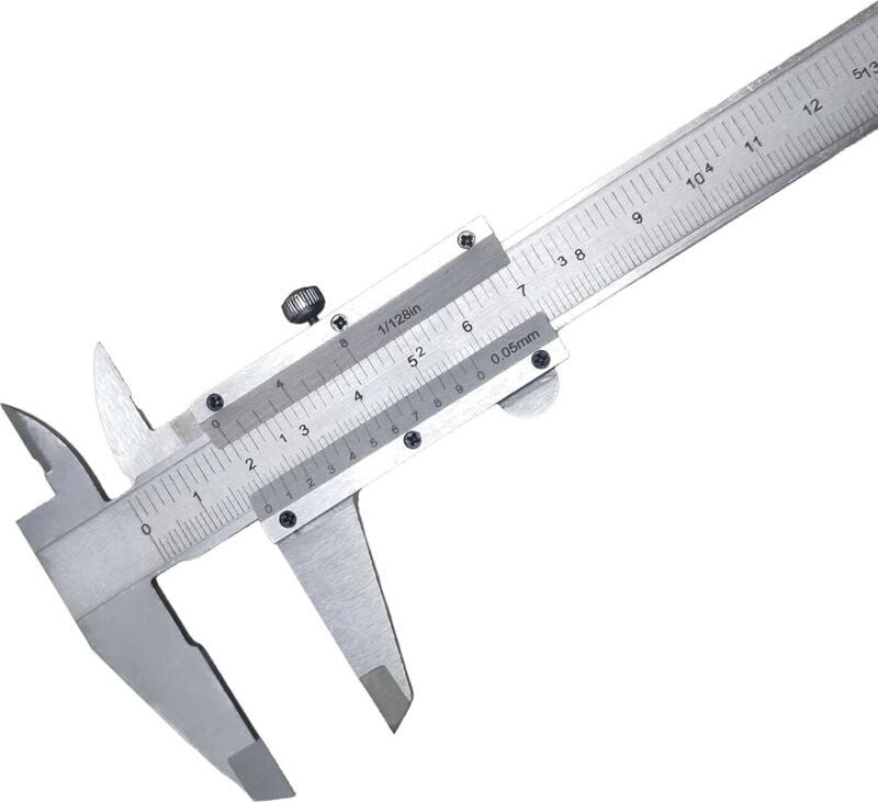 Stück Noniusskala, metrische und Zoll-Messungen, Edelstahlkonstruktion, Mikrometer-Messschieber, Messwerkzeug, 6 Zoll, n...