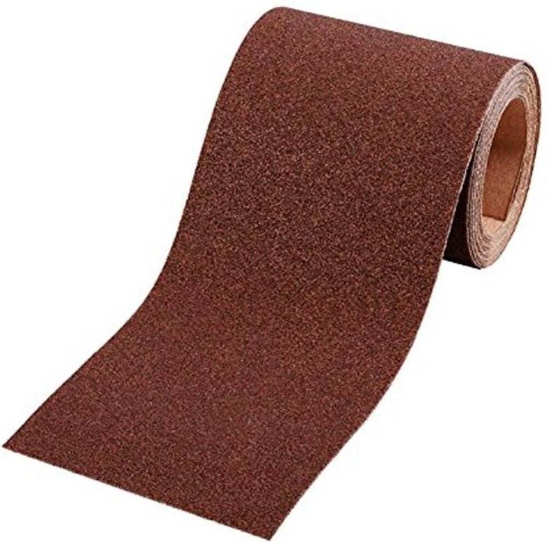 KWB - Schleifpapier-Rolle K-120, 93 mm x 5 m, für Metall und Holz, Korund, geeignet für Hand- und Schwing-Schleifer