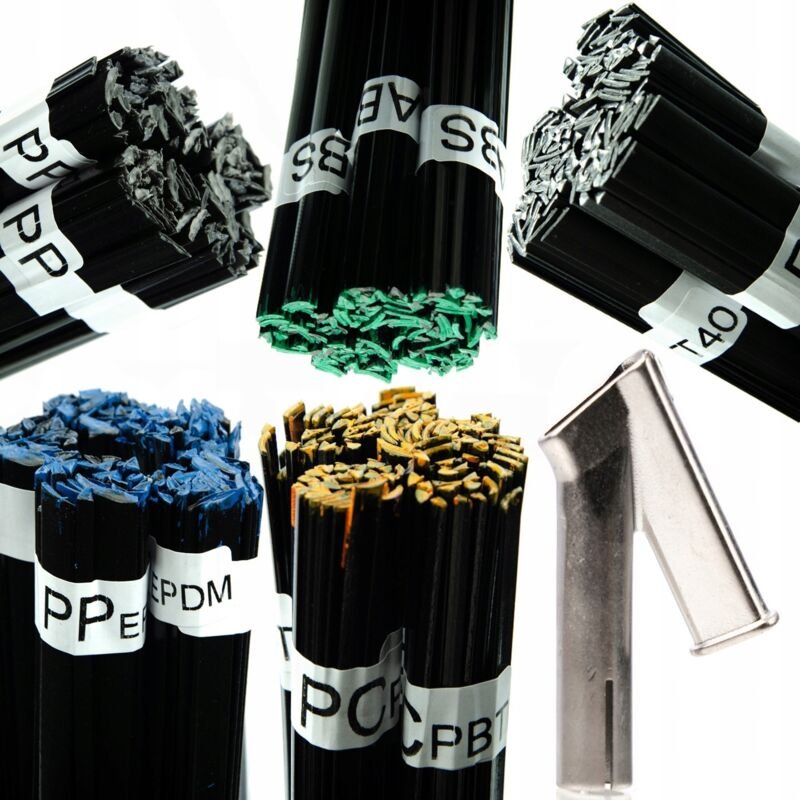 Thumbnail - Rosfix Set Kunststoffschweißdüse Y8x9 + 5 Schweißdrähte – Für ABS, PP, PP/EPDM, PC+PBT, PP+T40 Ø8 mm Düse, bis 9 mm Drah...