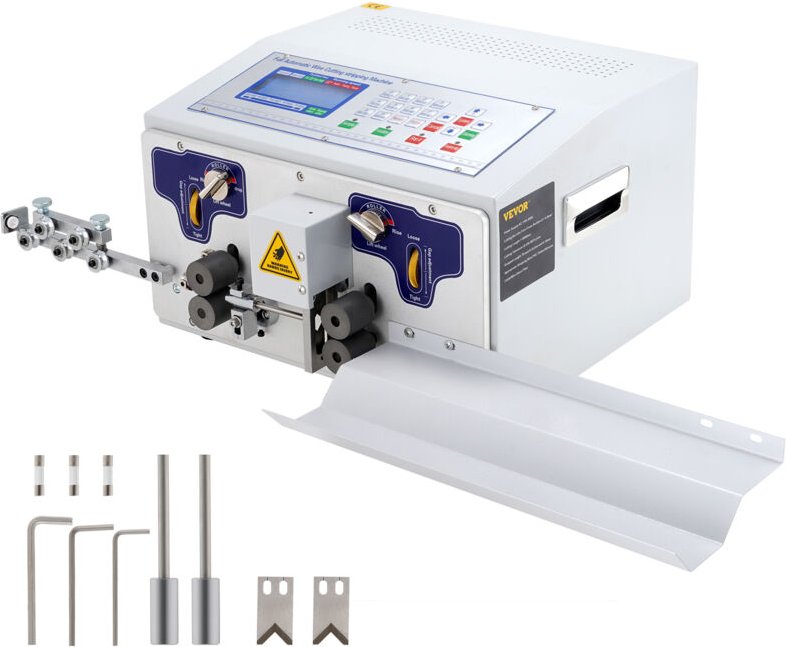 Mophorn - vevor Automatische Computer-Abisoliermaschine 300 w, Kabelschneidemaschine 1-100,000 mm, 220 v Drahtbiegemasch...