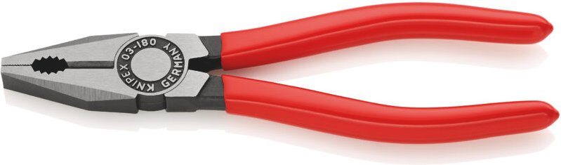 Knipex - 03 01 180 ean Kombizange schwarz atramentiert 180 mm
