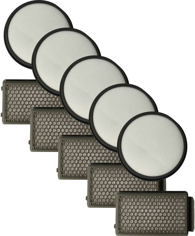 Filter-Set kompatibel mit Tefal TW3724RA, TW3731RA, TW3753EA, TW3786RA Staubsauger - 10x Filter (HEPA-Filter, Vormotor-F...
