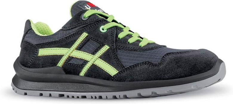 Sicherheitsschuhe niedrig AYRTON S1P SRC - Schwarz/Limette Grün 39