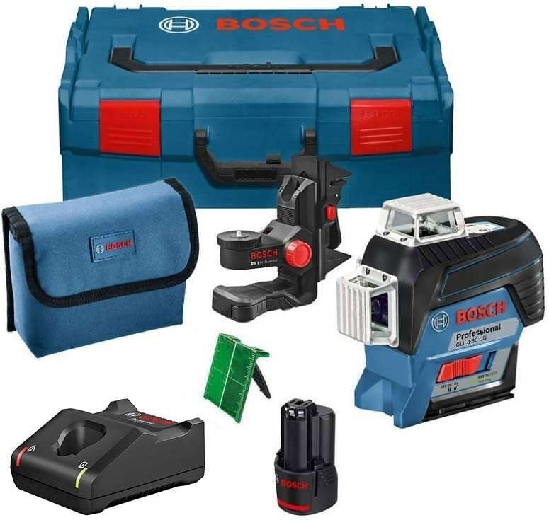 Linienlaser 12V (1x2,0 Ah) gll 3-80 cg professional - bosch 0601063T00