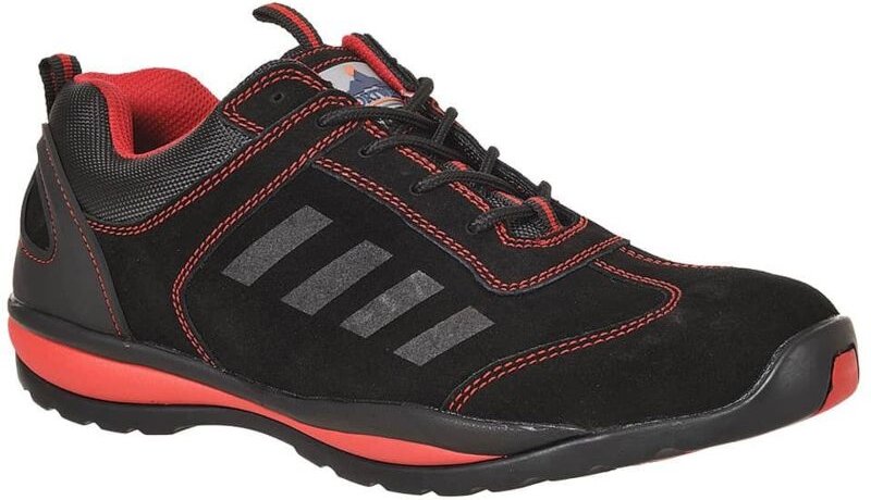 Sicherheitsschuhe Trainer Lusum S1p Hro Steelite Farbe: Rot Größe 41 - Portwest